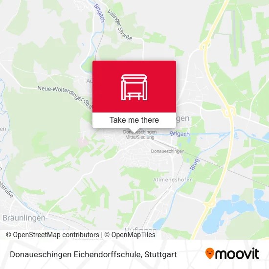 Карта Donaueschingen Eichendorffschule