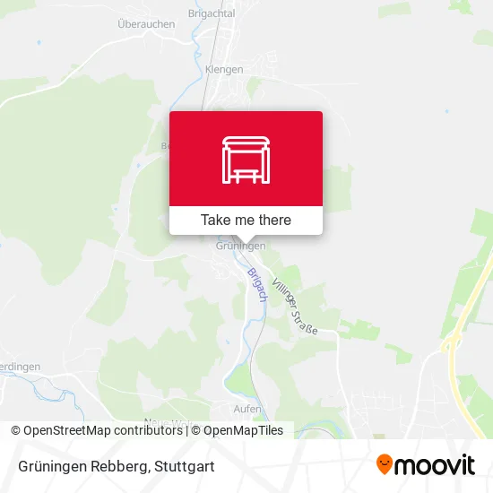Карта Grüningen Rebberg