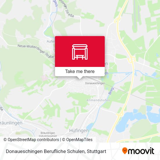 Donaueschingen Berufliche Schulen map