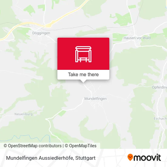 Карта Mundelfingen Aussiedlerhöfe