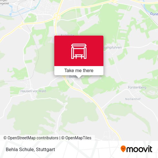 Behla Schule map