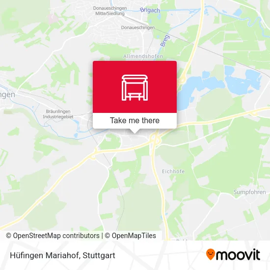 Карта Hüfingen Mariahof
