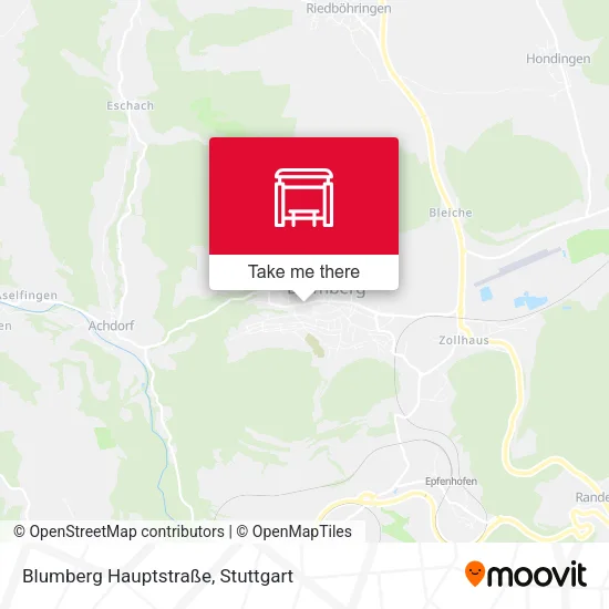 Карта Blumberg Hauptstraße