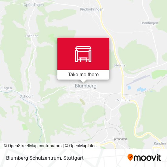 Карта Blumberg Schulzentrum