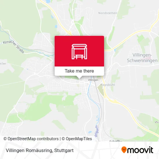 Карта Villingen Romäusring
