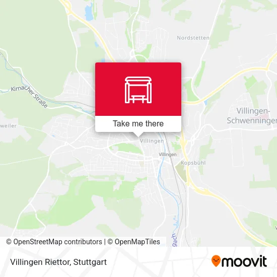 Карта Villingen Riettor