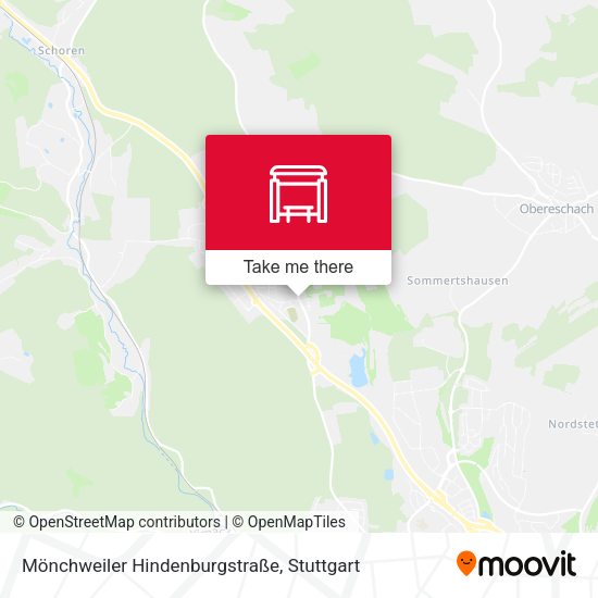 Mönchweiler Hindenburgstraße map