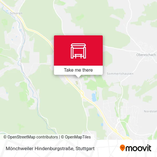 Карта Mönchweiler Hindenburgstraße