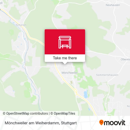 Карта Mönchweiler am Weiherdamm