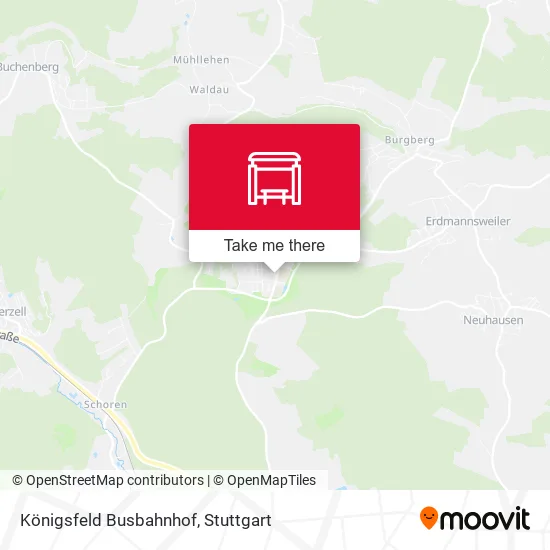 Карта Königsfeld Busbahnhof