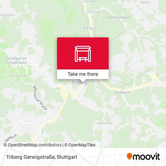 Карта Triberg Gerwigstraße