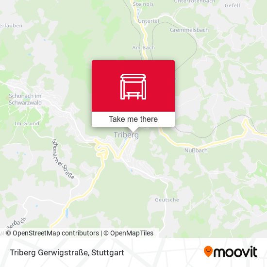 Triberg Gerwigstraße map