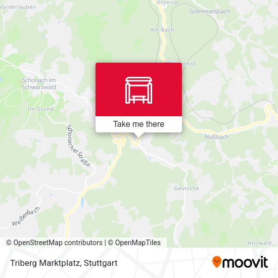 Карта Triberg Marktplatz