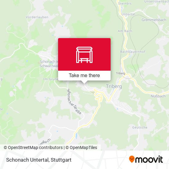 Карта Schonach Untertal