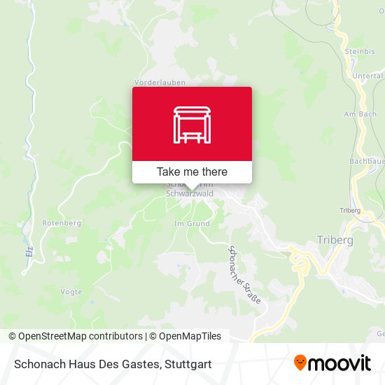 Schonach Haus Des Gastes map