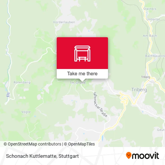 Карта Schonach Kuttlematte
