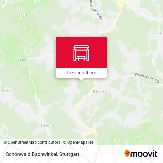 Карта Schönwald Bachwinkel