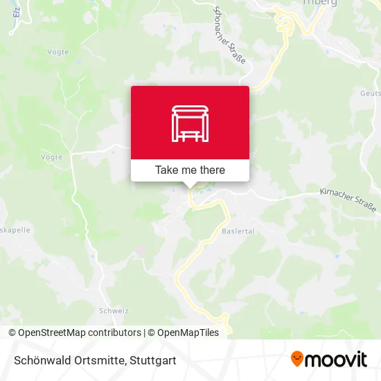 Карта Schönwald Ortsmitte