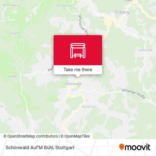 Schönwald Auf'M Bühl map