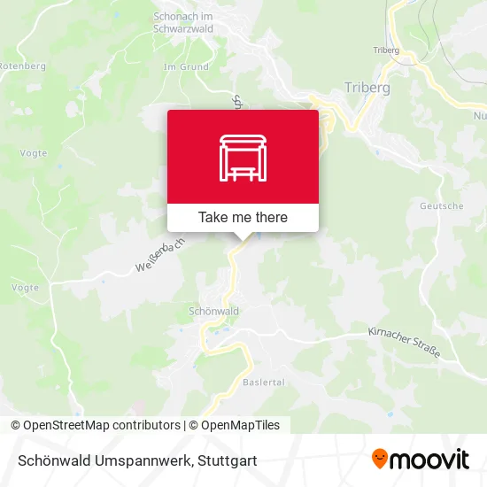 Карта Schönwald Umspannwerk