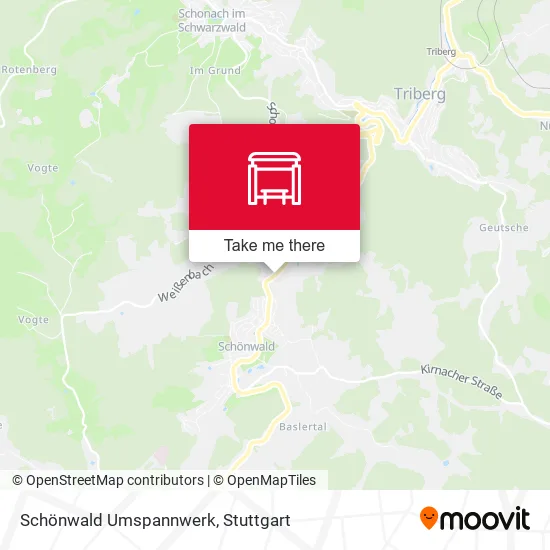 Карта Schönwald Umspannwerk