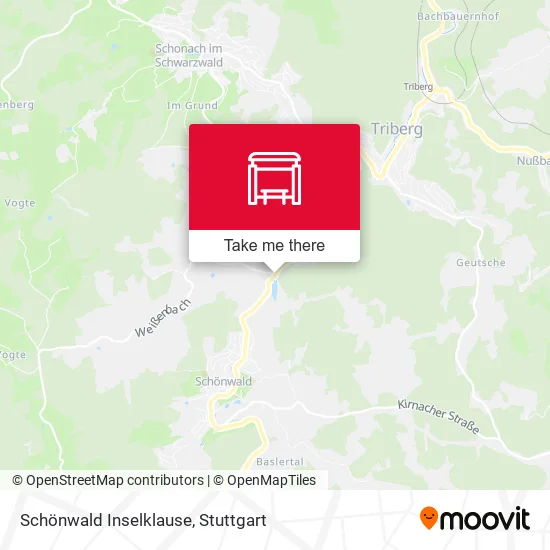Карта Schönwald Inselklause