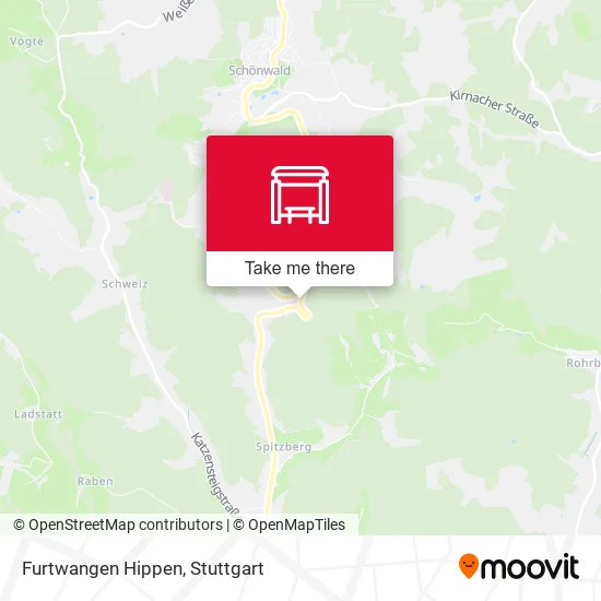 Карта Furtwangen Hippen