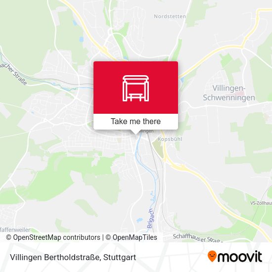 Villingen Bertholdstraße map
