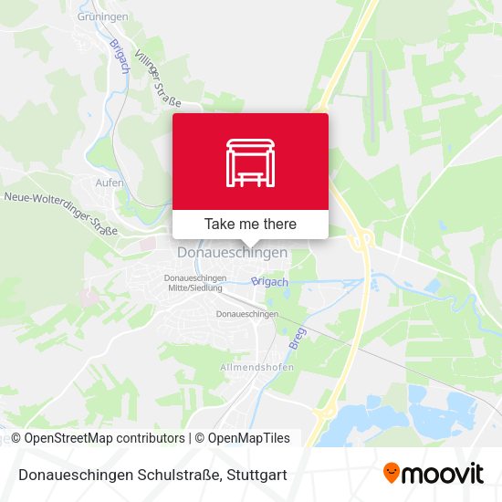 Donaueschingen Schulstraße map