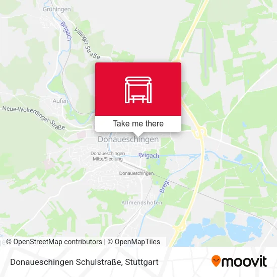 Карта Donaueschingen Schulstraße