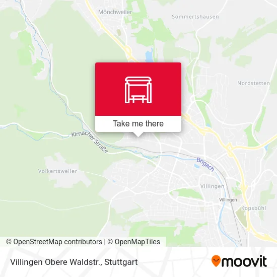 Карта Villingen Obere Waldstr.
