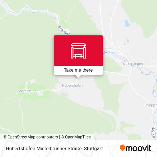 Hubertshofen Mistelbrunner Straße map