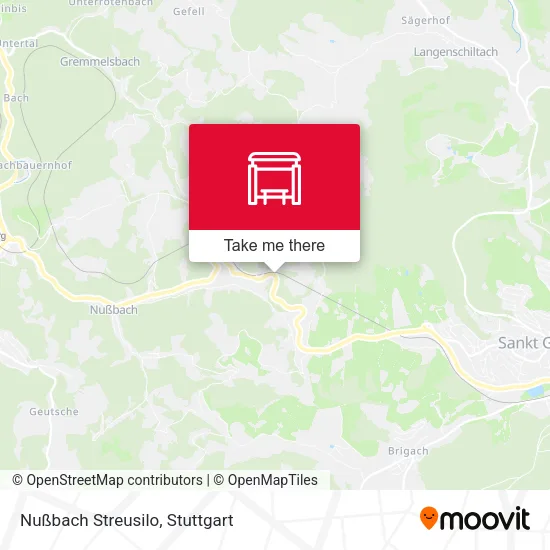 Карта Nußbach Streusilo