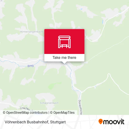 Карта Vöhrenbach Busbahnhof