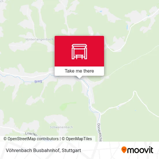 Карта Vöhrenbach Busbahnhof