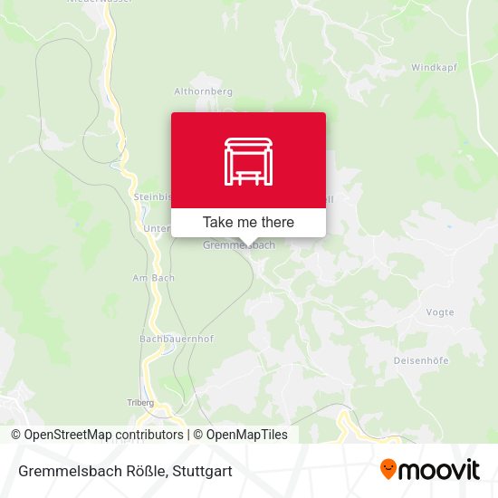 Gremmelsbach Rößle map