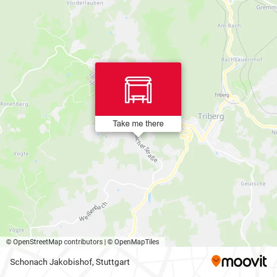 Карта Schonach Jakobishof