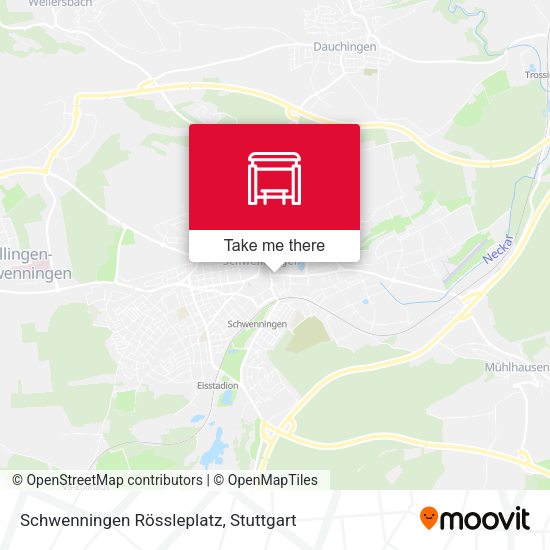 Schwenningen Rössleplatz map