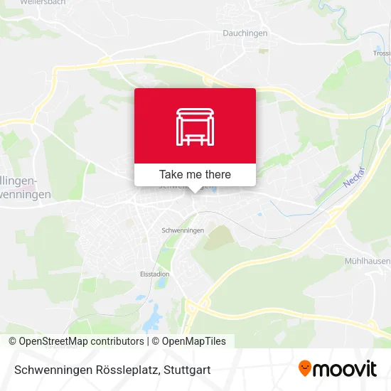 Карта Schwenningen Rössleplatz