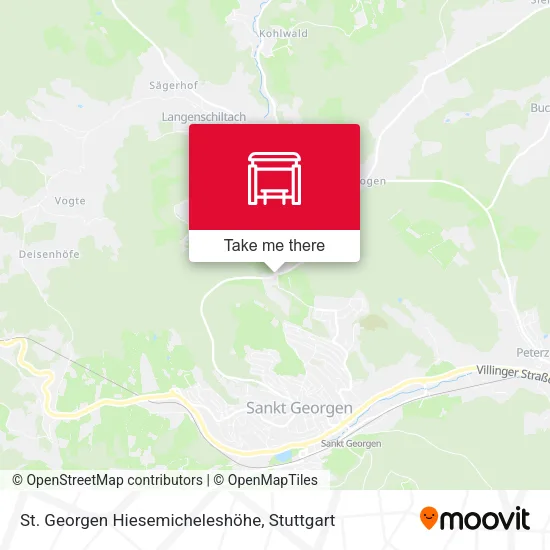 Карта St. Georgen Hiesemicheleshöhe