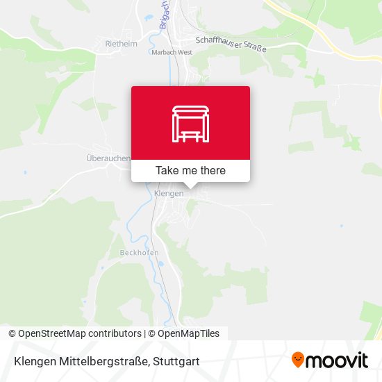 Klengen Mittelbergstraße map