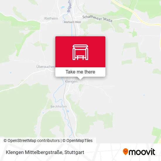 Карта Klengen Mittelbergstraße