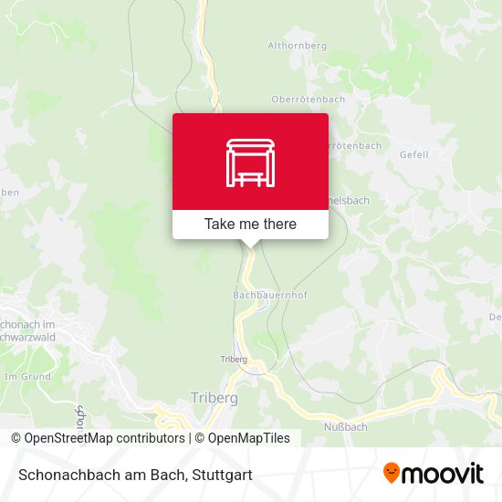 Schonachbach am Bach map