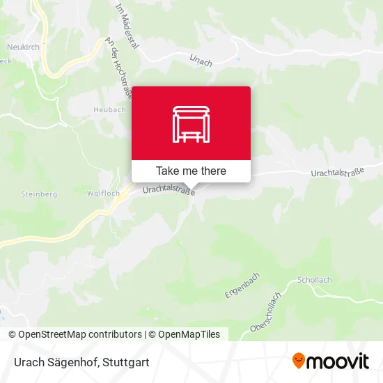 Карта Urach Sägenhof