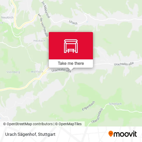 Карта Urach Sägenhof