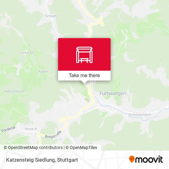 Карта Katzensteig Siedlung