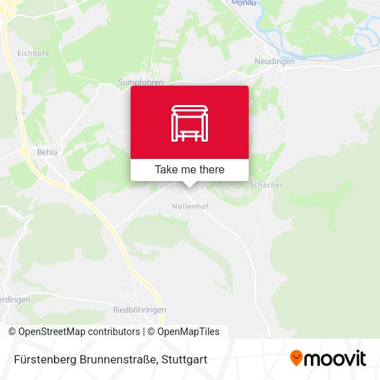 Fürstenberg Brunnenstraße map
