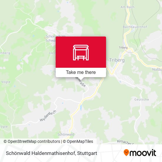 Schönwald Haldenmathisenhof map