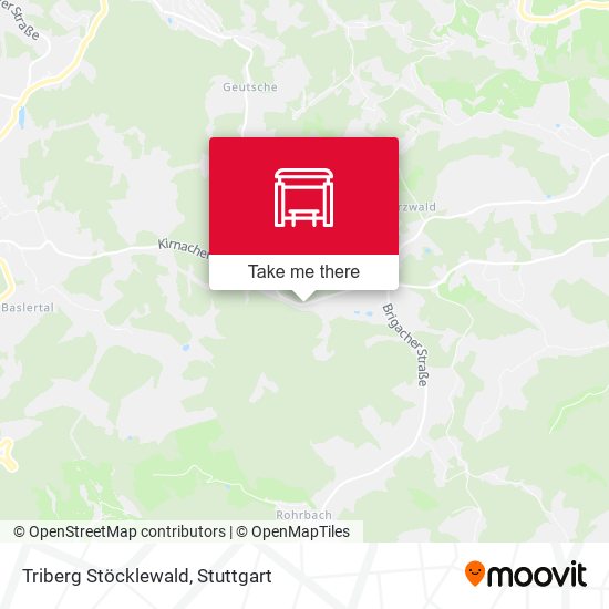 Triberg Stöcklewald map