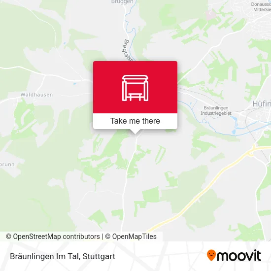 Карта Bräunlingen Im Tal